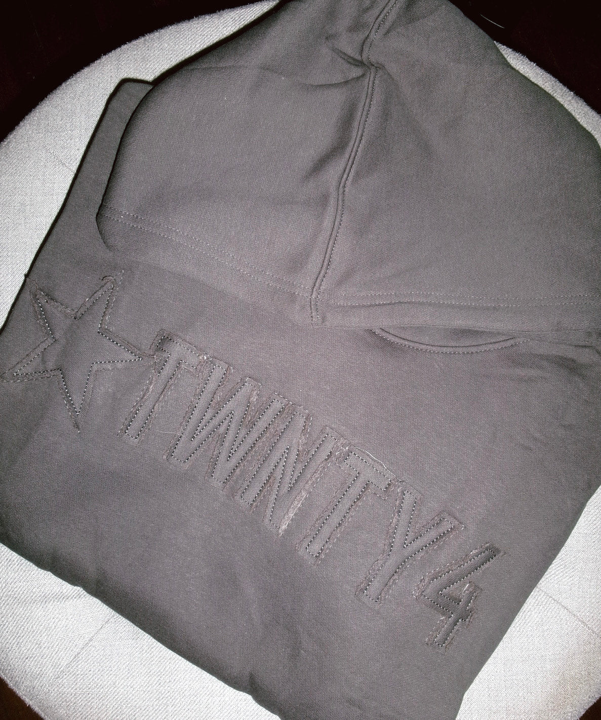The distressed hoodie